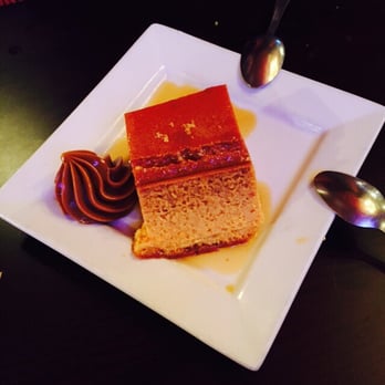 La Fusta Restaurant - Flan with dulce de leche - Argentine Near Me - Elmhurst, New York