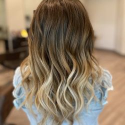 Serendipity Salon and Spa - Beautiful and natural hand painted highlights: "Balayage"