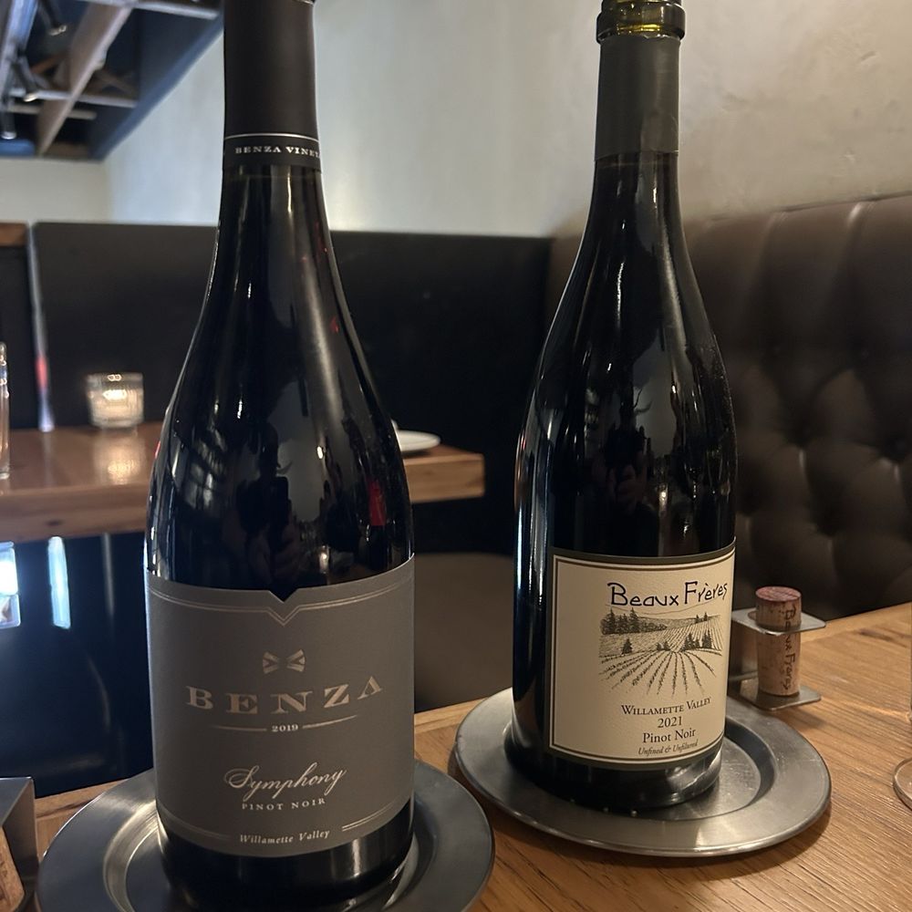 Bos Taurus - Pinot Noir perfect with the steaks! - Steakhouses Near Me - Bend, Oregon