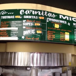 The menu as of april 2016
