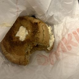 Cinn raisin with veggie. Yuck  Worst bagel ever