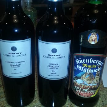 Trader Joe's - Best holiday wines you can get. The one on right is already spiced for mulled wine. The platinum reserves are fine wines - Grocery Near Me - Arlington, Virginia