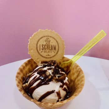 I Scream Gelato - Lowry - Waffle bowl - Gelato Near Me - Denver, Colorado