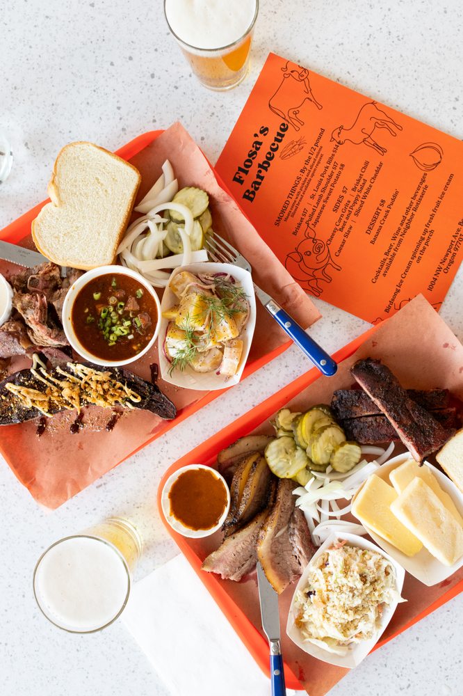 Flosa’s Barbecue Logo