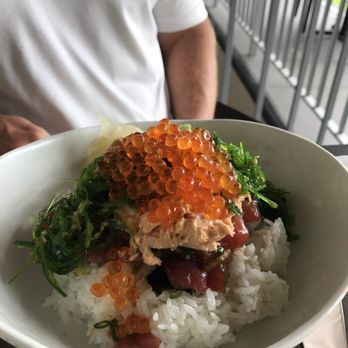 Hilo Bay Cafe - Fresh catch (ahi) chirashizushi - best thing my boyfriend has eaten in 2 weeks on the islands - New American Near Me - Hilo, Hawaii
