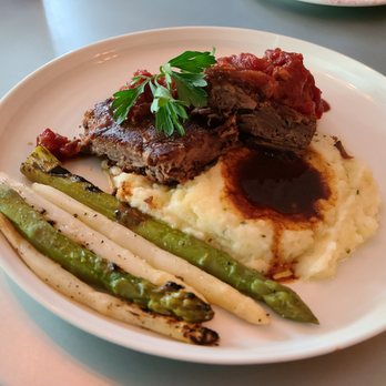 Root & Bone Indianapolis - Braised Short Rib 'Meatloaf' - very tasty, but a little salty for my liking. - American Near Me - Indianapolis, Indiana Root & Bone Indianapolis - Braised Short Rib 'Meatloaf' - very tasty, but a little salty for my liking. - American Near Me - Indianapolis, Indiana