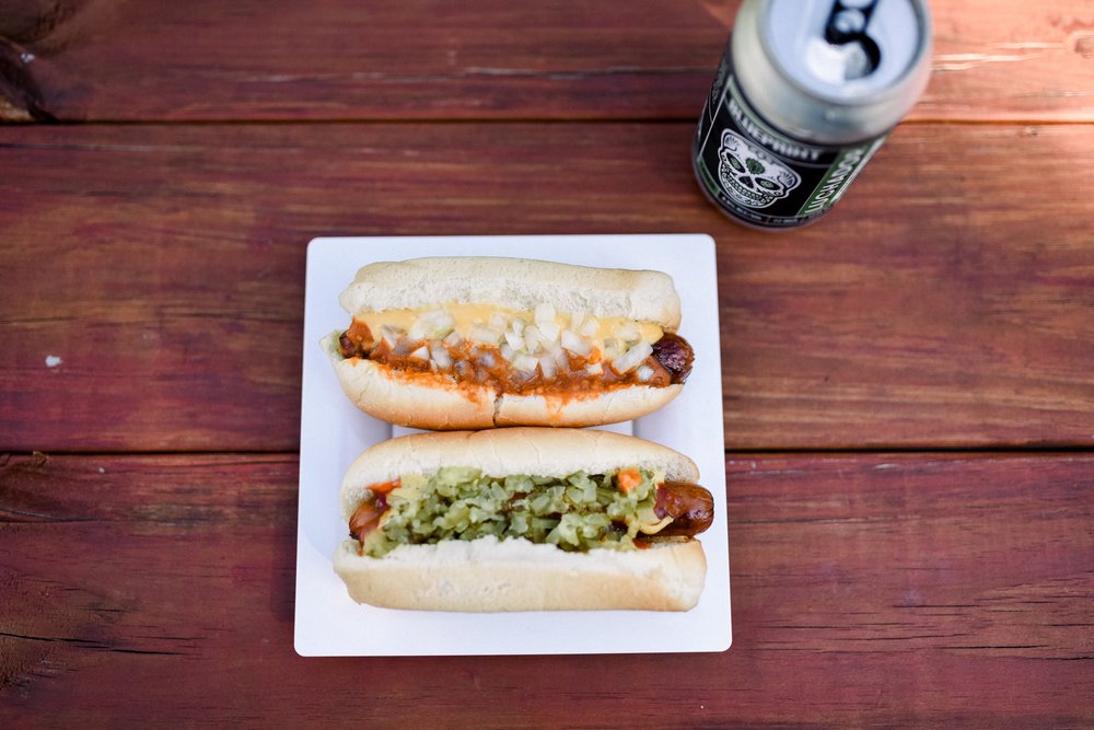 Dog Bites Hot Dogs Logo