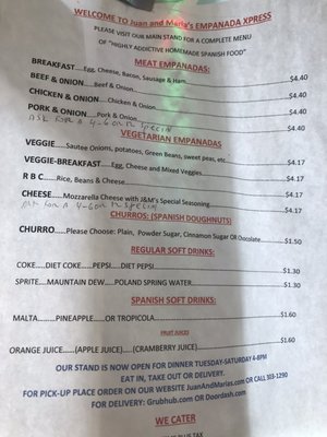 Menu photo 1 Juan & Maria's Empanada Stop Rochester, NY