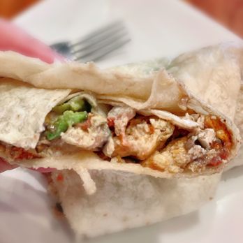 Alushe Coffee Bar - Closer look at the el Yucateco breakfast burrito. - Coffee & Tea Near Me - San Francisco, California Alushe Coffee Bar - Closer look at the el Yucateco breakfast burrito. - Coffee & Tea Near Me - San Francisco, California