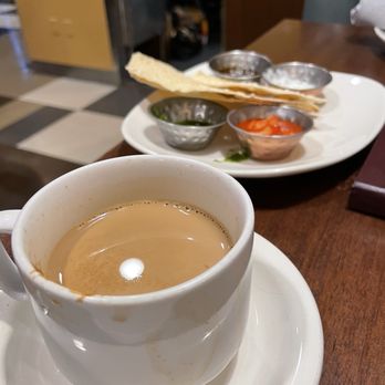 Spice Room - Masala Chai (Tea) and the "bread basket" - Indian Near Me - Arvada, Colorado