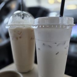 Kind Kups - Right now, I'm absolutely in love with their Iced Vanilla Chai Tea topped with Lavender Cold Foam--it's simply delicious!