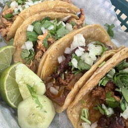 Chicken and Barbacoa Tacos Chicken and Barbacoa Tacos