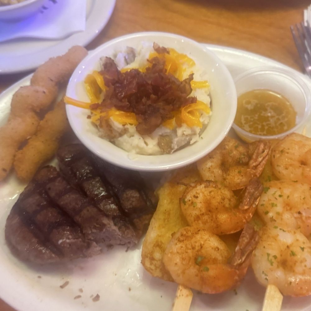 Steak and Shrimp Steak and Shrimp