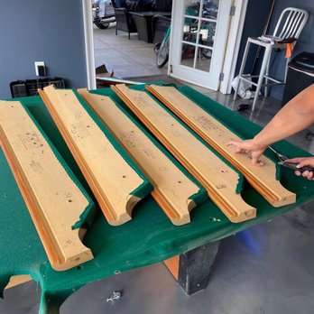 Sergio's Pool Table Services - Sergio and his crew hard at work. - Pool & Billiards Near Me - La Puente, California