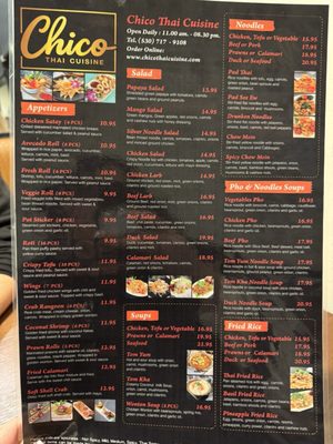 Menu photo 1 Chico Thai Cuisine Chico, CA
