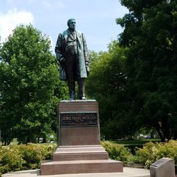 McCulloch Park - at the south end is a statue of George McCulloch by Leonard Crunelle (1915)