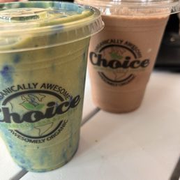 Blue avatar and chocolate Blue avatar and chocolate