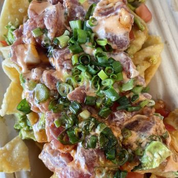Monarch Poke - Ahi poke nachos - Hawaiian Near Me - Aiea, Hawaii