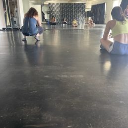 The studio on the second level... Zumba!