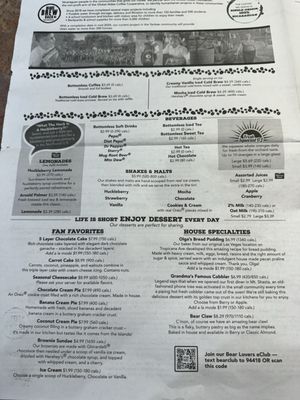 Menu photo 5 Black Bear Diner Waco Waco, TX