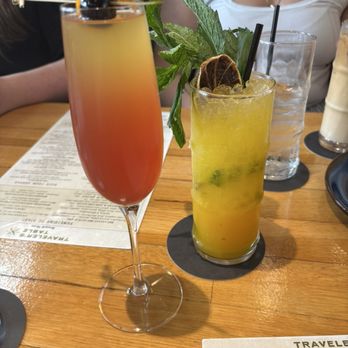 Traveler's Table - Hurricane mimosa and Our man in Havana - Tapas/Small Plates Near Me - Houston, Texas