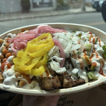 Chicken Over Rice - CYO Bowl - Chicken Shop Near Me - San Diego, California