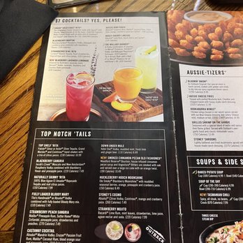Outback Steakhouse - Menu - Steakhouses Near Me - North Myrtle Beach, South Carolina Outback Steakhouse - Menu - Steakhouses Near Me - North Myrtle Beach, South Carolina