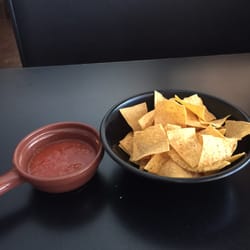 Vega's Fiesta Mexican Restaurant - Canned sauce and bagged chips