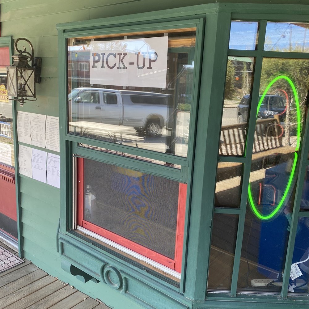 Grand Pizza - Pickup window for covid measures - Pizza Near Me - Grand Lake, Colorado