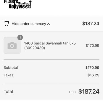 Posers - My receipt - Men's Clothing Near Me - Los Angeles, California
