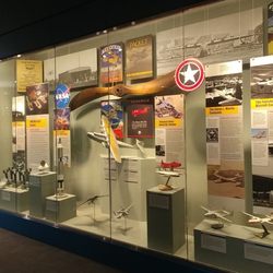 BWI Thurgood Marshall Airport Observation Deck - Maryland Aviation history display.