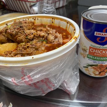 Gam Ja Chon - Single serving gamja tang, soup can for scale - Korean Near Me - Rowland Heights, California