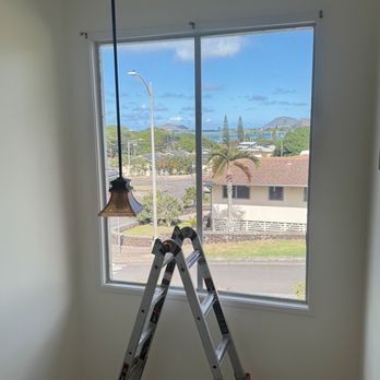 Flawless Tinting - The hallway window with tint - Car Window Tinting Near Me - Waipahu, Hawaii Flawless Tinting - The hallway window with tint - Car Window Tinting Near Me - Waipahu, Hawaii
