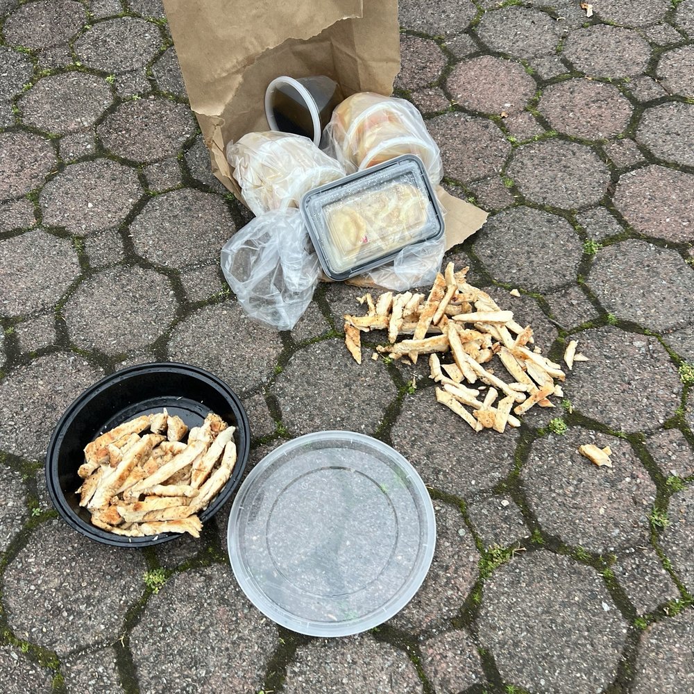please get better bags or double bag next time please get better bags or double bag next time