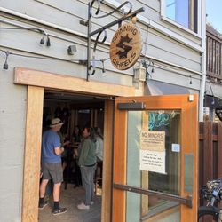 Spinning Wheels Brewing Project - The front door