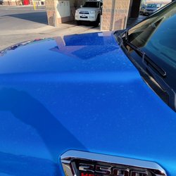 Yankeecar Wash - Enlarge this to see the dirt on the hood