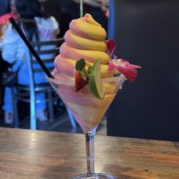 Soft serve margarita.