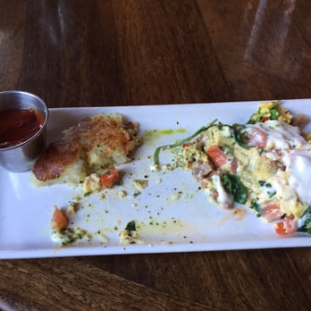 25 Degrees - Customize number 2 scramble. Sorry, should have taken the photo BEFORE devouring. - Burgers Near Me - Los Angeles, California