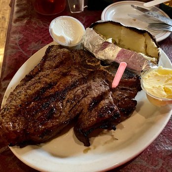 Ye Olde Steak House - Porterhouse 20 oz. and Baked Potato - Steakhouses Near Me - Knoxville, Tennessee Ye Olde Steak House - Porterhouse 20 oz. and Baked Potato - Steakhouses Near Me - Knoxville, Tennessee