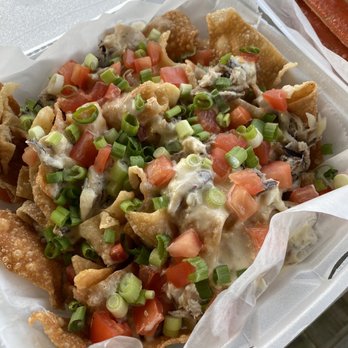 I Got Your Crabs - Blue crab wonton chip nachos - Seafood Near Me - Kitty Hawk, North Carolina