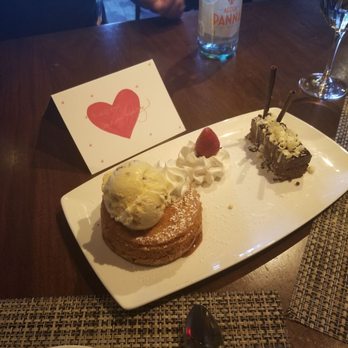 Del Frisco's Double Eagle Steakhouse - Butter cake and chocolate mousse cake - Steakhouses Near Me - Washington, DC, District of Columbia