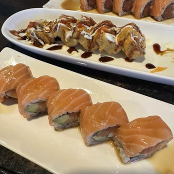 Sushi Street - Elevated Philly roll Salmon delight  And more!  So so so good! After living in Texas for two years! Finally found my favorite sushi place - Sushi Bars Near Me - Keller, Texas