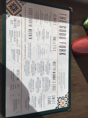 Menu photo 4 Good Fork Toronto, ON