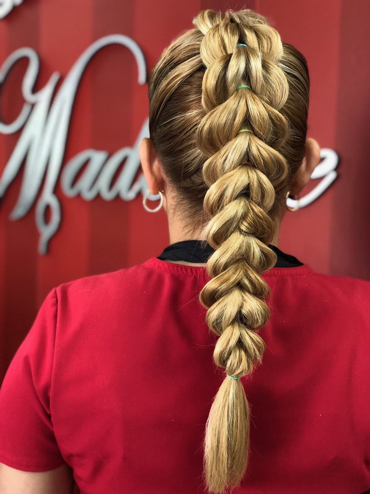 Trenza elaborada ‍Madeline Beauty Salon by Aly Yelp
