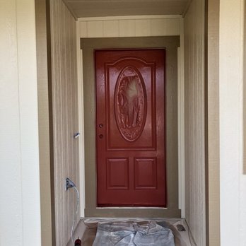 Mike Fredenburg Painting - Front door really needed a modern color and new paint. - Painters Near Me - Sparks, Nevada