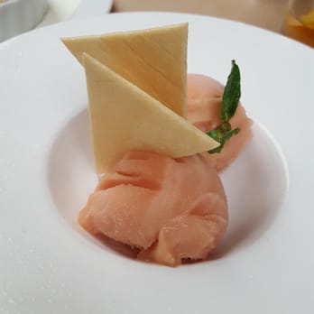 Celadon - Guava sorbet - Seafood Near Me - Napa, California