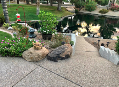 StoneCoat Patios - StoneCoat Floors specializes in the installation of decorative concrete coating that is applied to existing concrete surfaces to give them the appearance of natural stone. The coating is a multi layer system that is durable, resistant to wear and tear, and easy to maintain. In addition to its aesthetic appeal, StoneCoat Floors also offer slip resistance, and can be used in a variety of settings, including residential, commercial, and industrial. StoneCoat Floors are applied to a variety of surfaces, such as, garages, patios, walk ways, and many more. Our system and experience sets us apart from the rest. Call today for a free estimate! StoneCoat Patios - StoneCoat Floors specializes in the installation of decorative concrete coating that is applied to existing concrete surfaces to give them the appearance of natural stone. The coating is a multi layer system that is durable, resistant to wear and tear, and easy to maintain. In addition to its aesthetic appeal, StoneCoat Floors also offer slip resistance, and can be used in a variety of settings, including residential, commercial, and industrial. StoneCoat Floors are applied to a variety of surfaces, such as, garages, patios, walk ways, and many more. Our system and experience sets us apart from the rest. Call today for a free estimate!