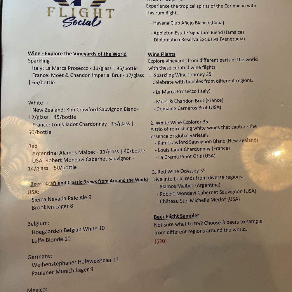 Flight Social - Menu - Desserts Near Me - Cleveland, Ohio Flight Social - Menu - Desserts Near Me - Cleveland, Ohio