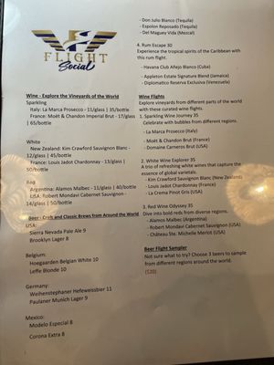 Menu photo 4 Flight Social Cleveland, OH