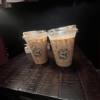 Reverie Coffee - Honeysuckle (left) & Hannah Banana (right) - Coffee & Tea Near Me - Brunswick, Maine
